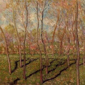 尅勞德 莫奈 Trees in Winter, View of Bennecourt 尅勞德 莫奈 Trees in Winter, View of Bennecourt